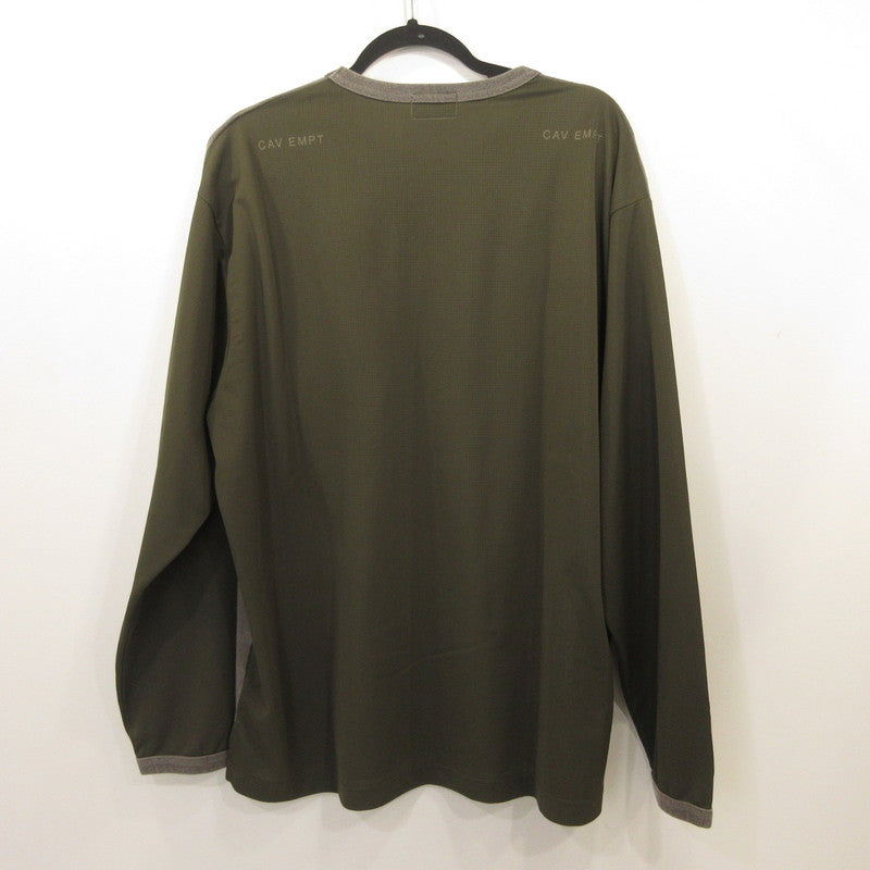 【中古】C.E | シーイー OVERDYE MESH LONG SLEEVE T 長袖Tシャツ CES19LT03 チャコールグレー サイズ:L