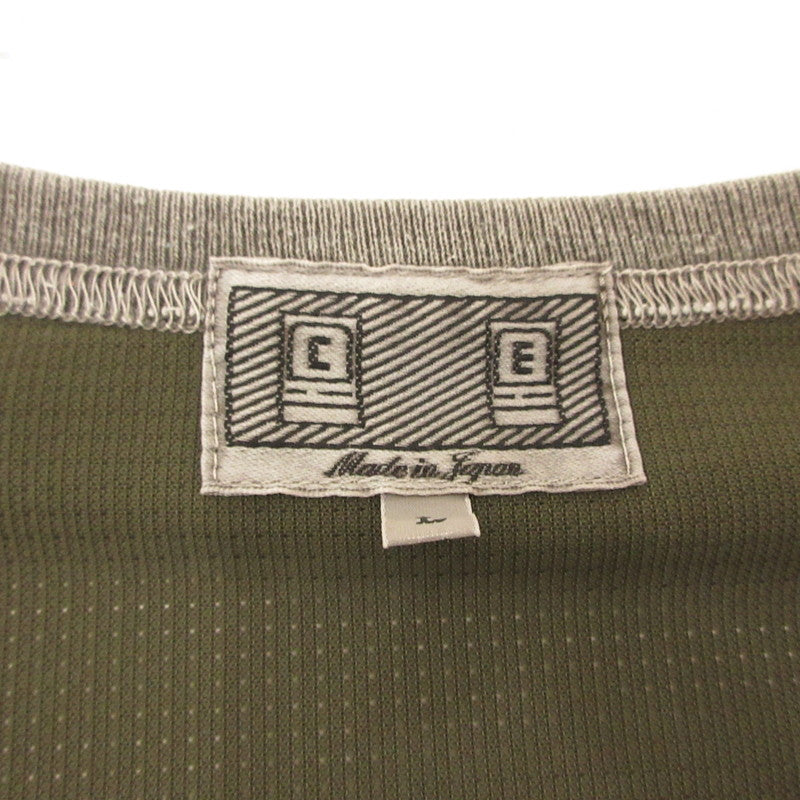 【中古】C.E | シーイー OVERDYE MESH LONG SLEEVE T 長袖Tシャツ CES19LT03 チャコールグレー サイズ:L