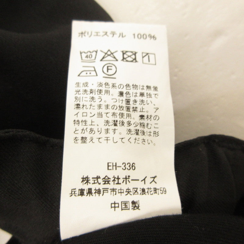 【中古】Danton | ダントン MELANGE TWILL 2TUCK WIDE PANTS パンツ DT-E0253 MET ブラック サイズ:40