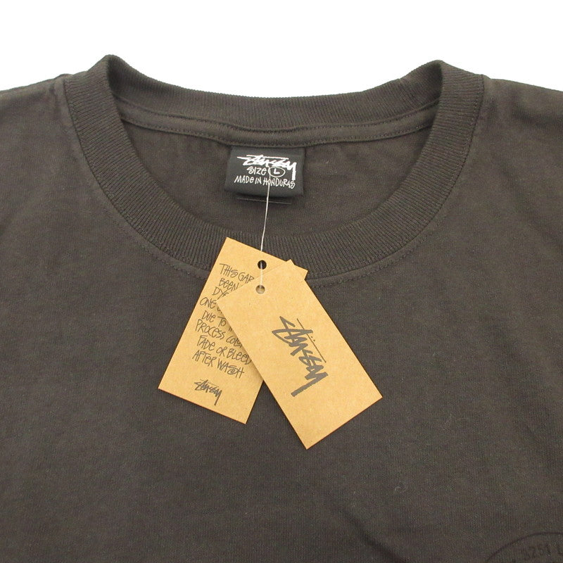 【中古】STUSSY | ステューシー WEAR TEE PIGMENT DYED 半袖Tシャツ 1905119 チャコールグレー サイズ:L