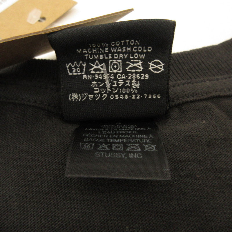 【中古】STUSSY | ステューシー WEAR TEE PIGMENT DYED 半袖Tシャツ 1905119 チャコールグレー サイズ:L