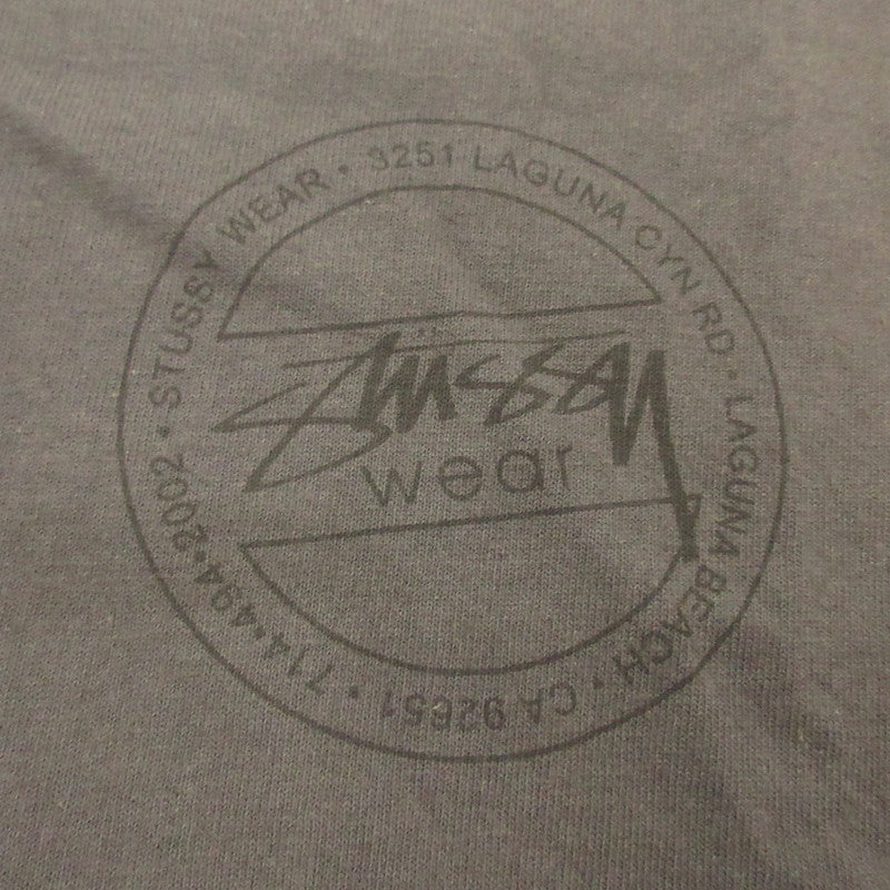 【中古】STUSSY | ステューシー WEAR TEE PIGMENT DYED 半袖Tシャツ 1905119 チャコールグレー サイズ:L