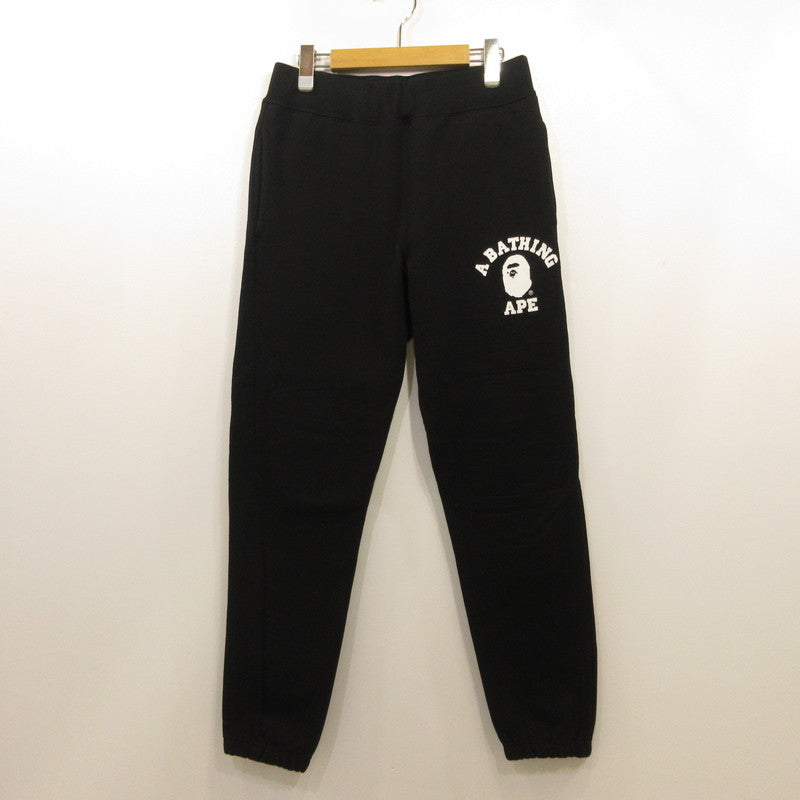 【中古】A BATHING APE | アベイシングエイプ パンツ 001PTG301004X ブラック サイズ:S