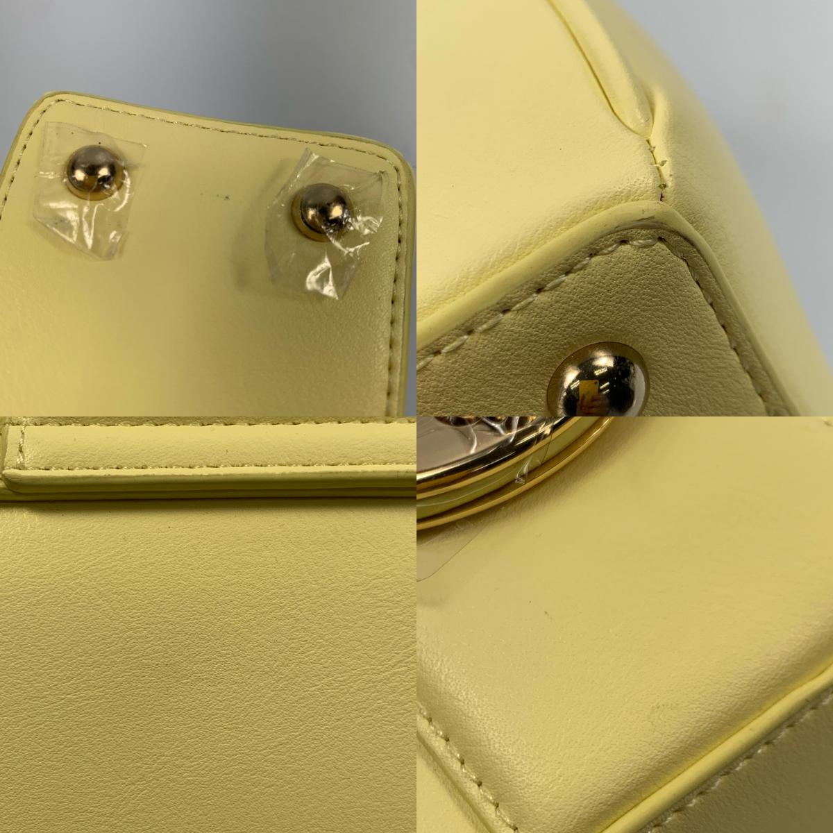 【中古】FRAY I.D | フレイアイディー ルナトップハンドルバック その他バッグ FWGB251310 イエロー