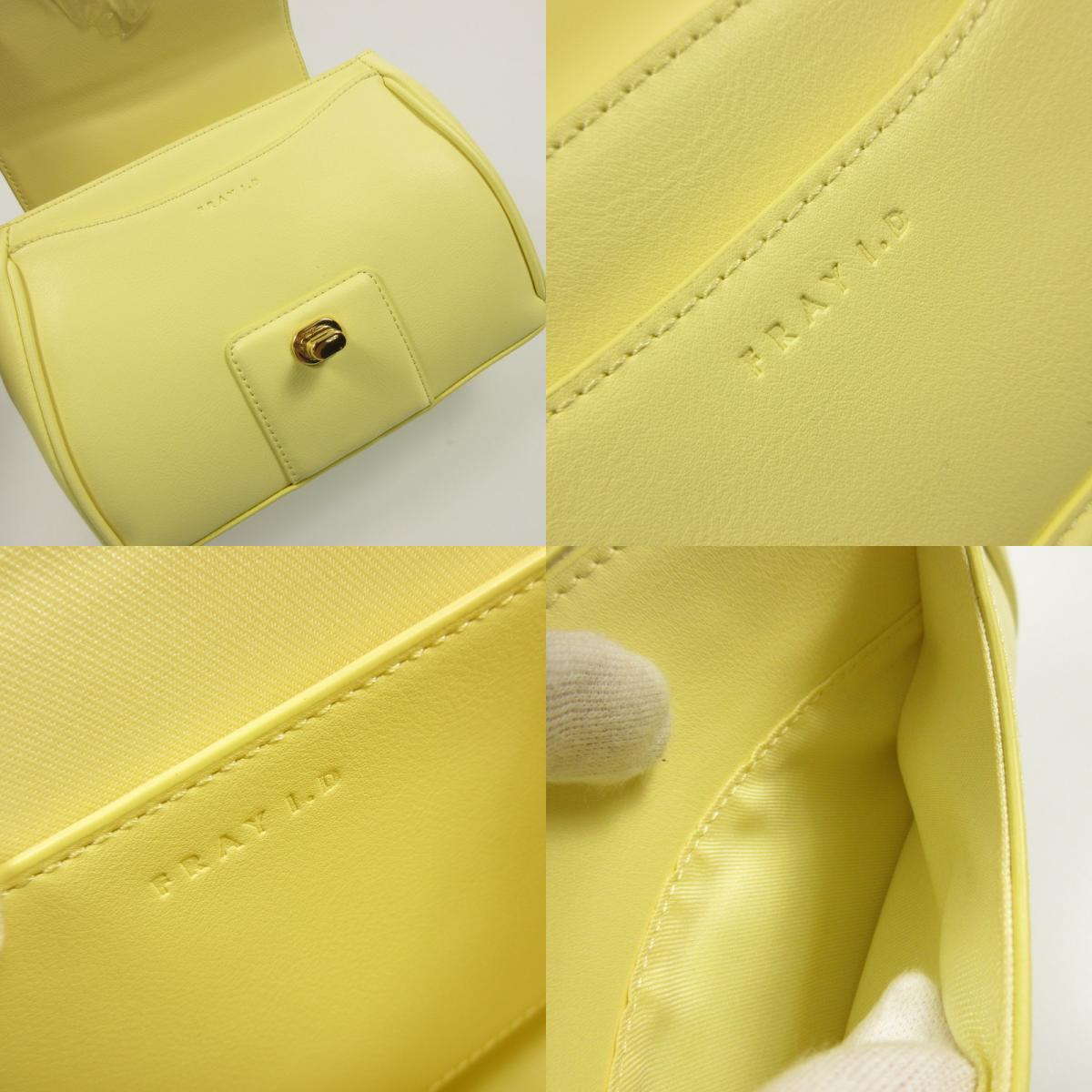 【中古】FRAY I.D | フレイアイディー ルナトップハンドルバック その他バッグ FWGB251310 イエロー