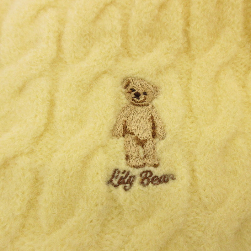 【中古】Lily Brown | リリーブラウン ケーブルニットミニワンピ ワンピース LWNO245071 サイズ:F イエロー