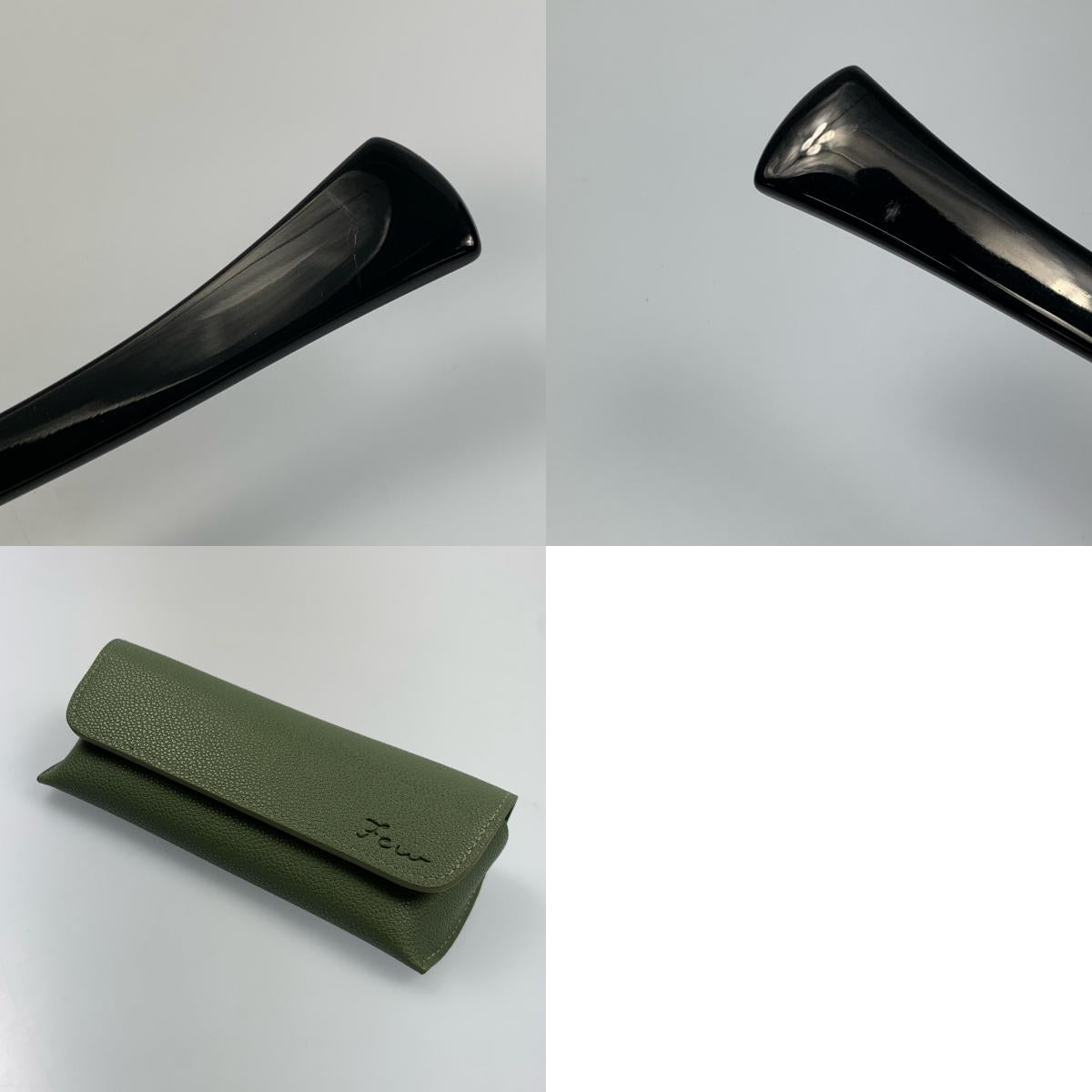 【中古】few, | ヒュウ ヒュー フュウ フュー サングラス F5-SP サイズ:44□24 調光レンズ ブラック