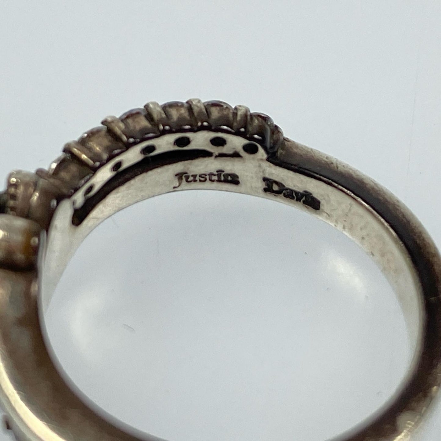 【中古】Justin Davis | ジャスティンデイビス CIRCULAR CROWN リング・指輪 SRJ487 サイズ:12 シルバー