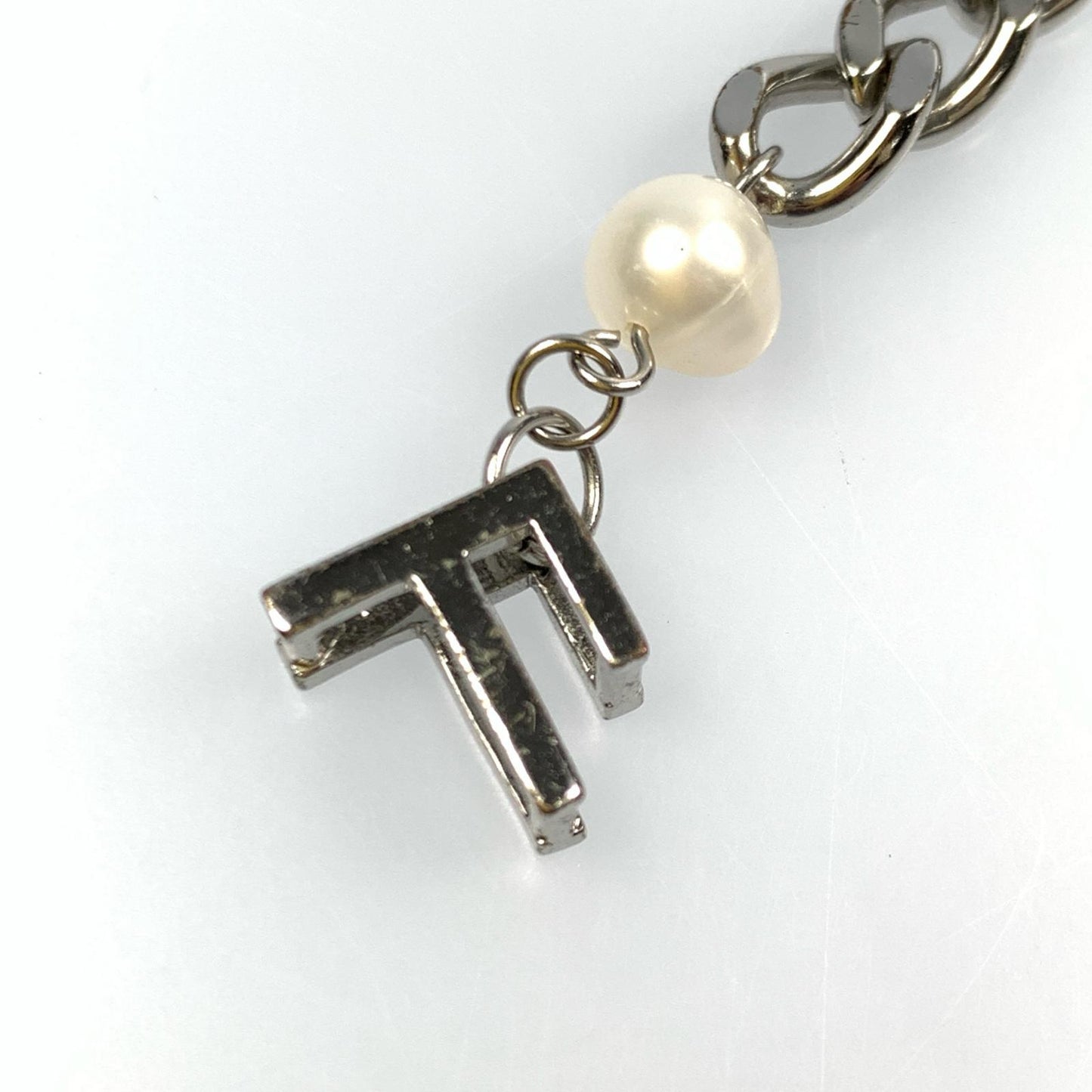 【中古】 Diamond Set Chain Bracelet ブレスレット シルバー