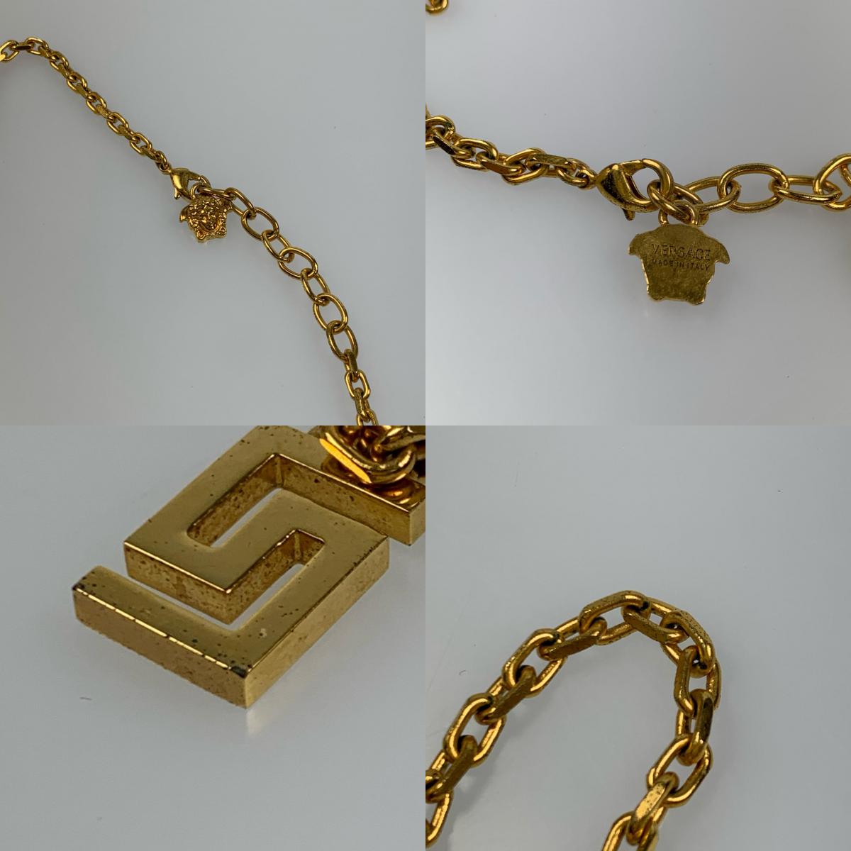 【中古】VERSACE | ヴェルサーチ ネックレス DG17334S ゴールド