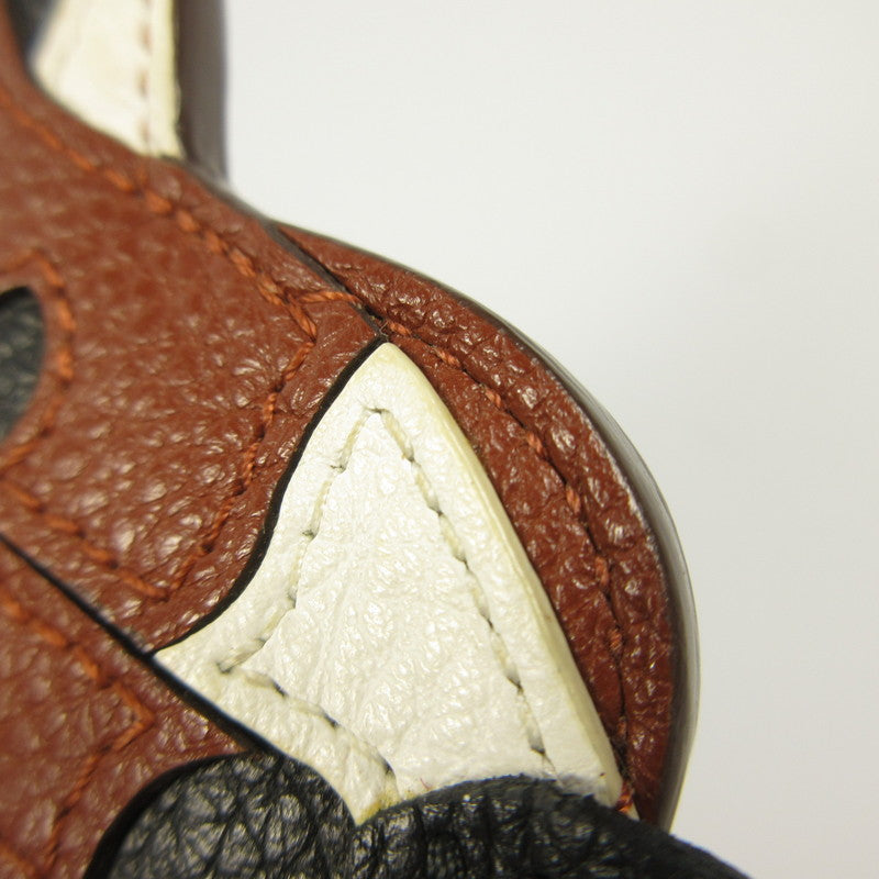 【中古】MAISON KITSUNE | メゾンキツネ LEATHER FOX HEAD COIN PURSE コインケース KUZ-8815-A ブラウン