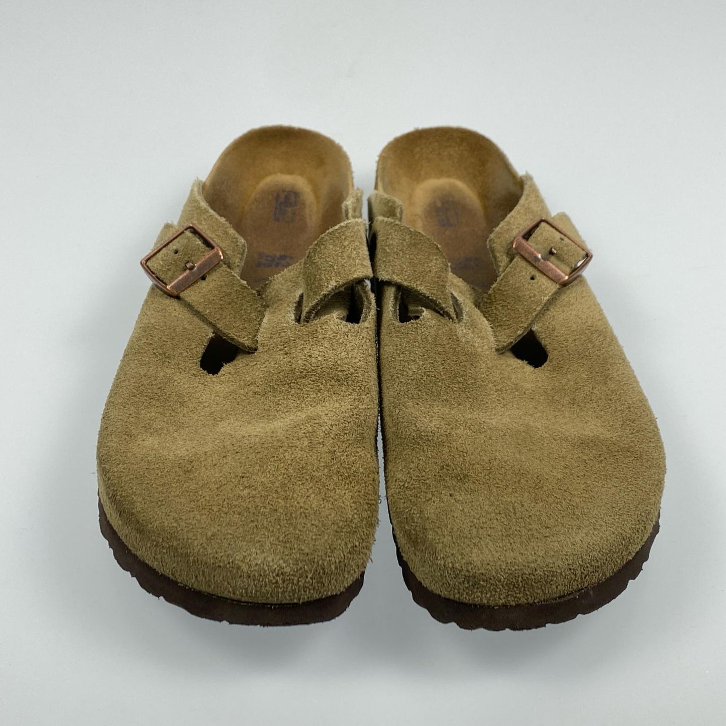 【中古】BIRKENSTOCK | ビルケンシュトック BOSTON SUEDE サンダル 27.0cm カーキ 27cm
