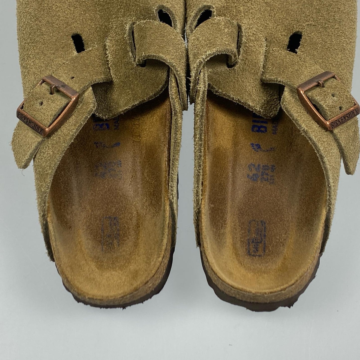 【中古】BIRKENSTOCK | ビルケンシュトック BOSTON SUEDE サンダル 27.0cm カーキ 27cm