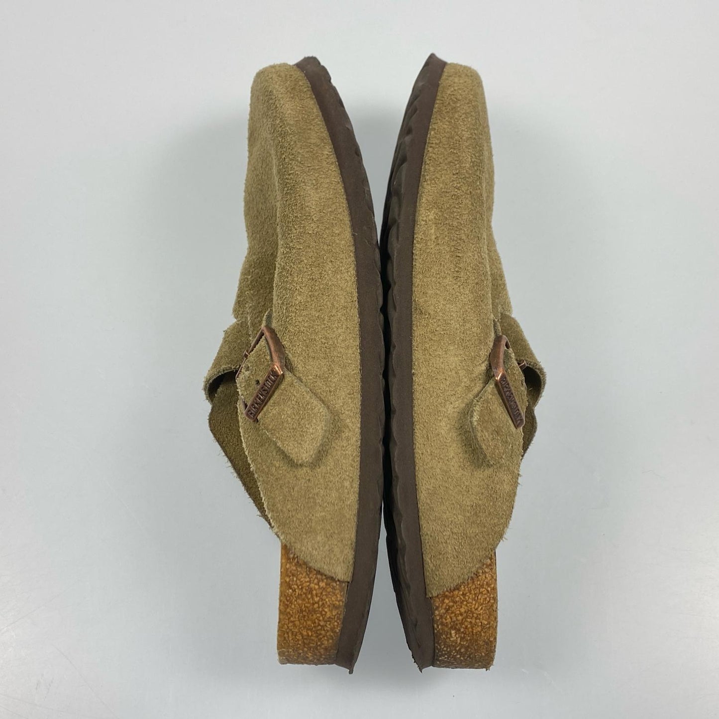 【中古】BIRKENSTOCK | ビルケンシュトック BOSTON SUEDE サンダル 27.0cm カーキ 27cm
