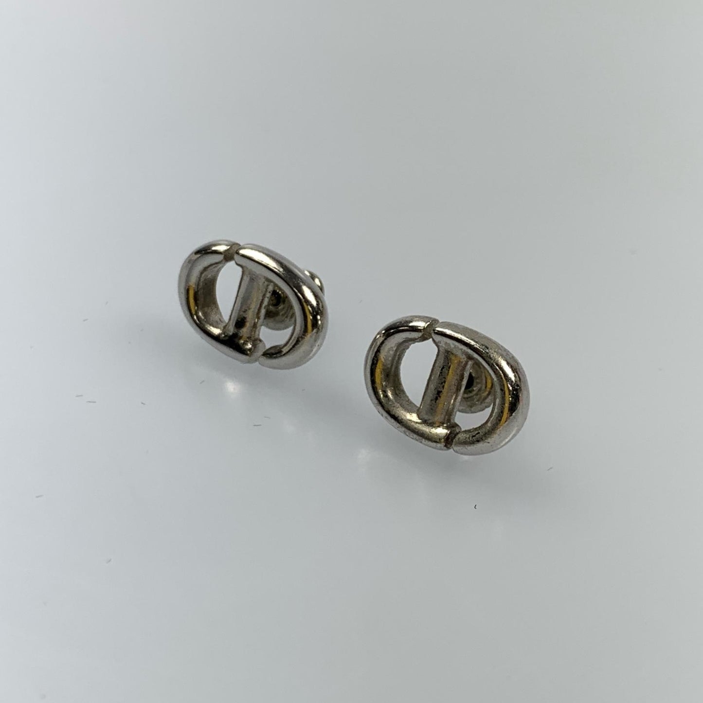 【中古】Dior | ディオール CD Navy スタッドピアス ピアス