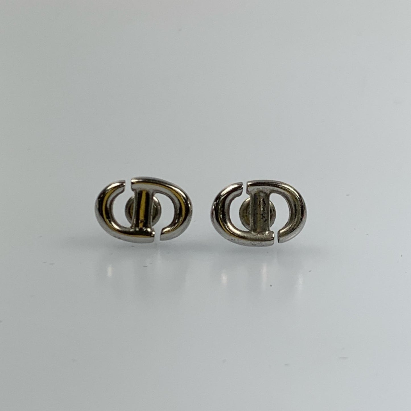 【中古】Dior | ディオール CD Navy スタッドピアス ピアス