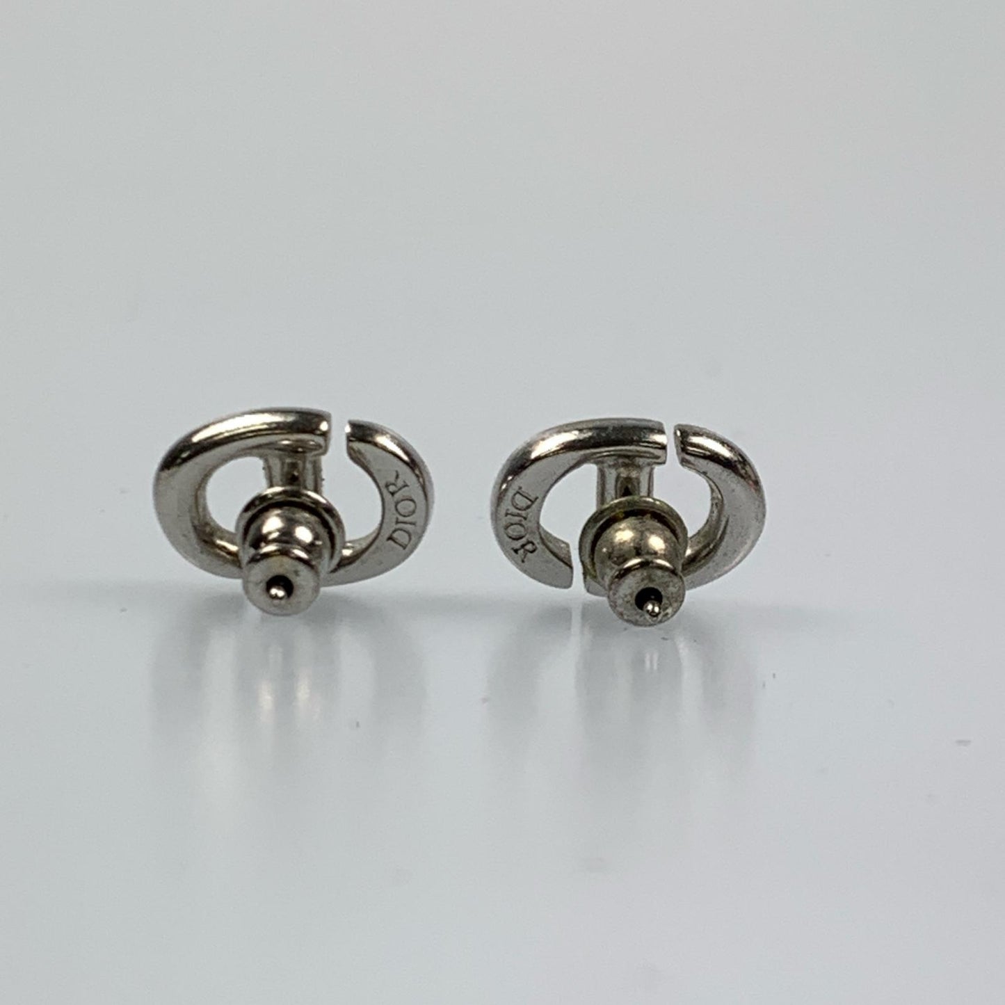 【中古】Dior | ディオール CD Navy スタッドピアス ピアス