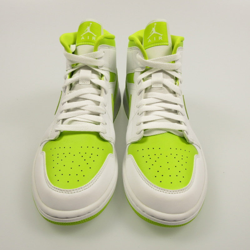【中古】NIKE | ナイキ WMNS AIR JORDAN 1 MID スニーカー BQ6472-131 ライトグリーン 27.5cm