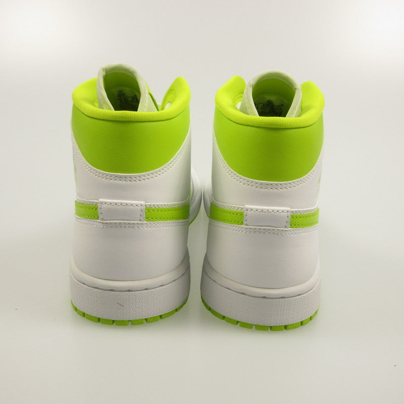 【中古】NIKE | ナイキ WMNS AIR JORDAN 1 MID スニーカー BQ6472-131 ライトグリーン 27.5cm