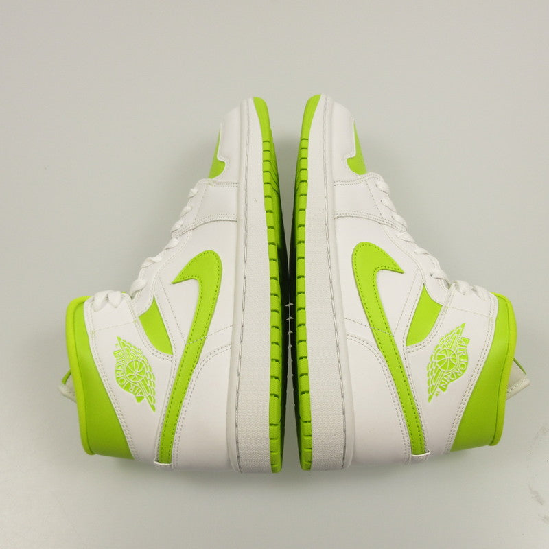 【中古】NIKE | ナイキ WMNS AIR JORDAN 1 MID スニーカー BQ6472-131 ライトグリーン 27.5cm