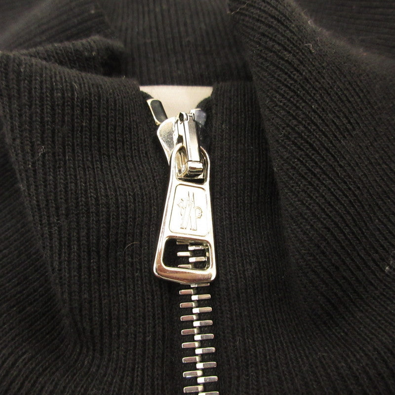 【中古】MONCLER | モンクレール ZIP UP CARDIGAN ジャージ J10918G00032 国内正規品 2024S/S ブラック サイズ:S