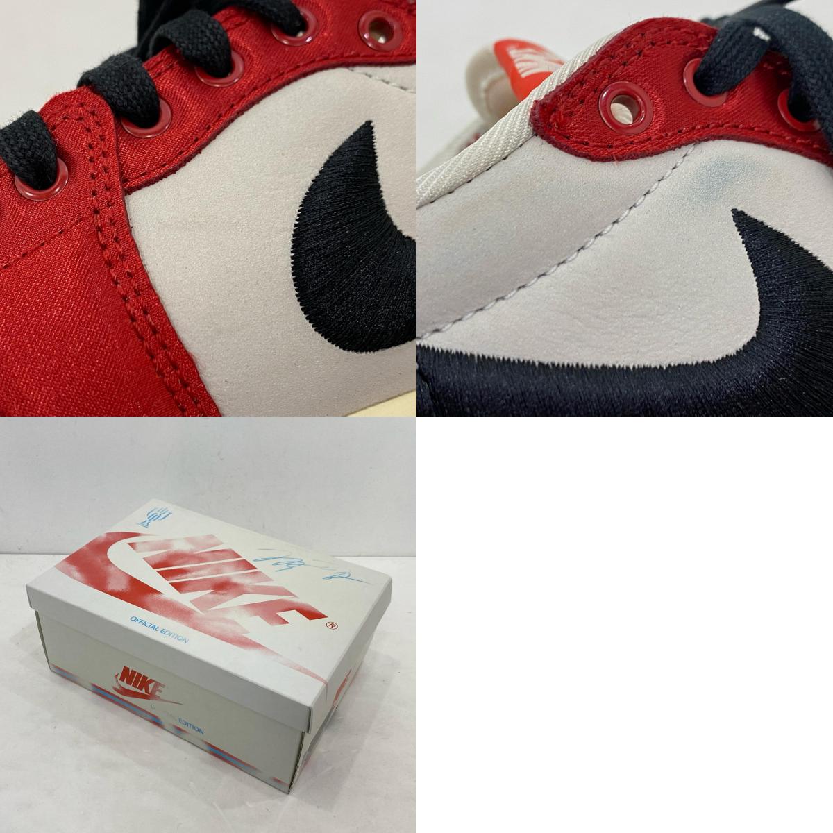 【中古】NIKE | ナイキ AIR JOEDAN 1 LOW OG SP スニーカー FN0432-100 26.5cm レッド 26.5cm