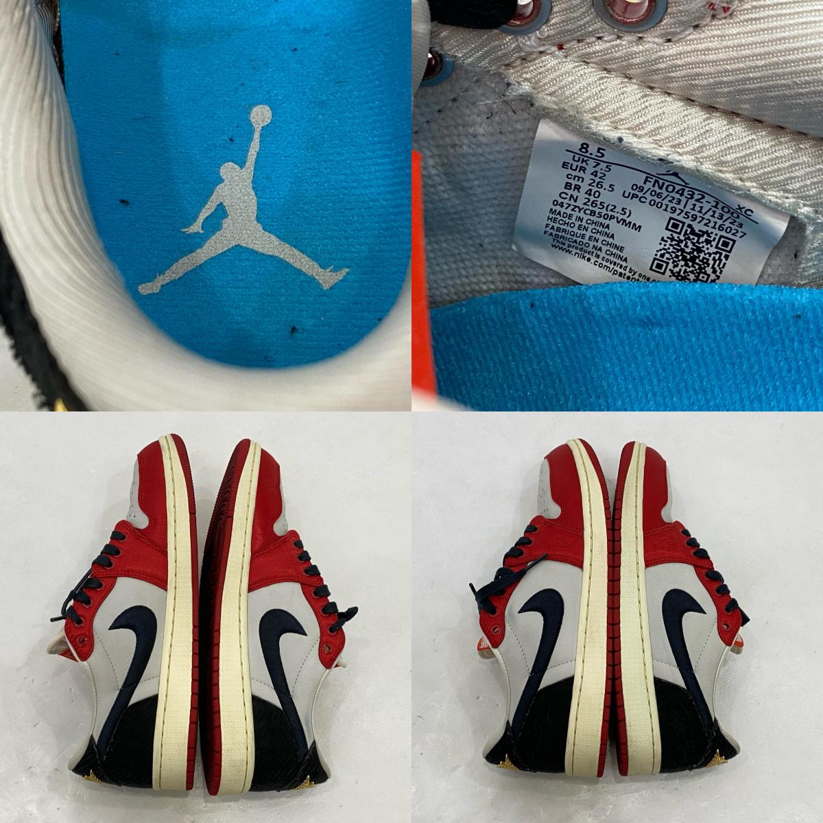 【中古】NIKE | ナイキ AIR JOEDAN 1 LOW OG SP スニーカー FN0432-100 26.5cm レッド 26.5cm