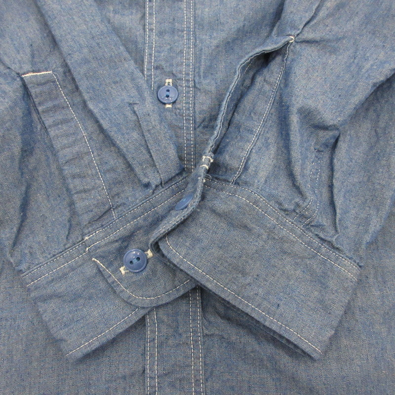 【中古】FULLCOUNT | フルカウント Chambray Shirt 長袖シャツ 4810 ブルー サイズ:40
