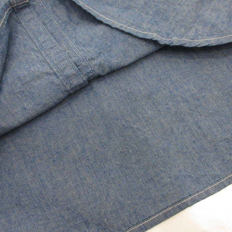 【中古】FULLCOUNT | フルカウント Chambray Shirt 長袖シャツ 4810 ブルー サイズ:40