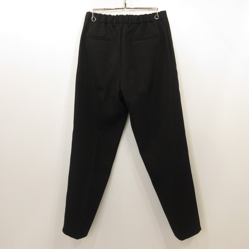 【中古】JIL SANDER | ジルサンダー ウールギャバジンテーパードパンツ その他ボトムス J21KA0011 国内正規品 ブラック サイズ:44