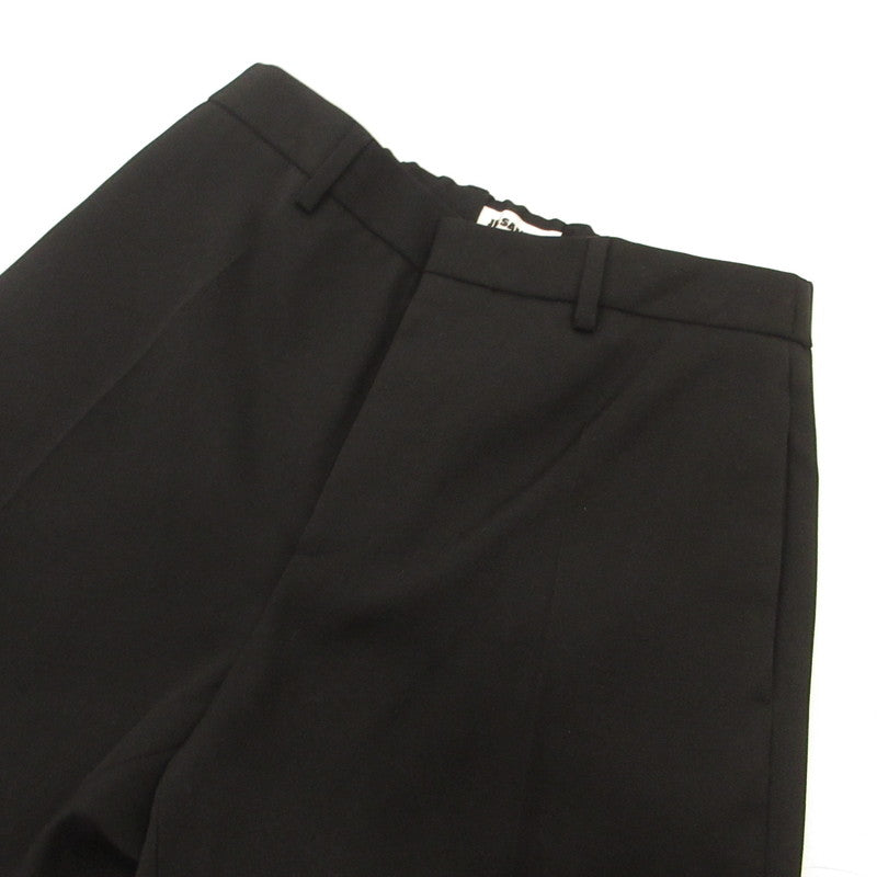 【中古】JIL SANDER | ジルサンダー ウールギャバジンテーパードパンツ その他ボトムス J21KA0011 国内正規品 ブラック サイズ:44