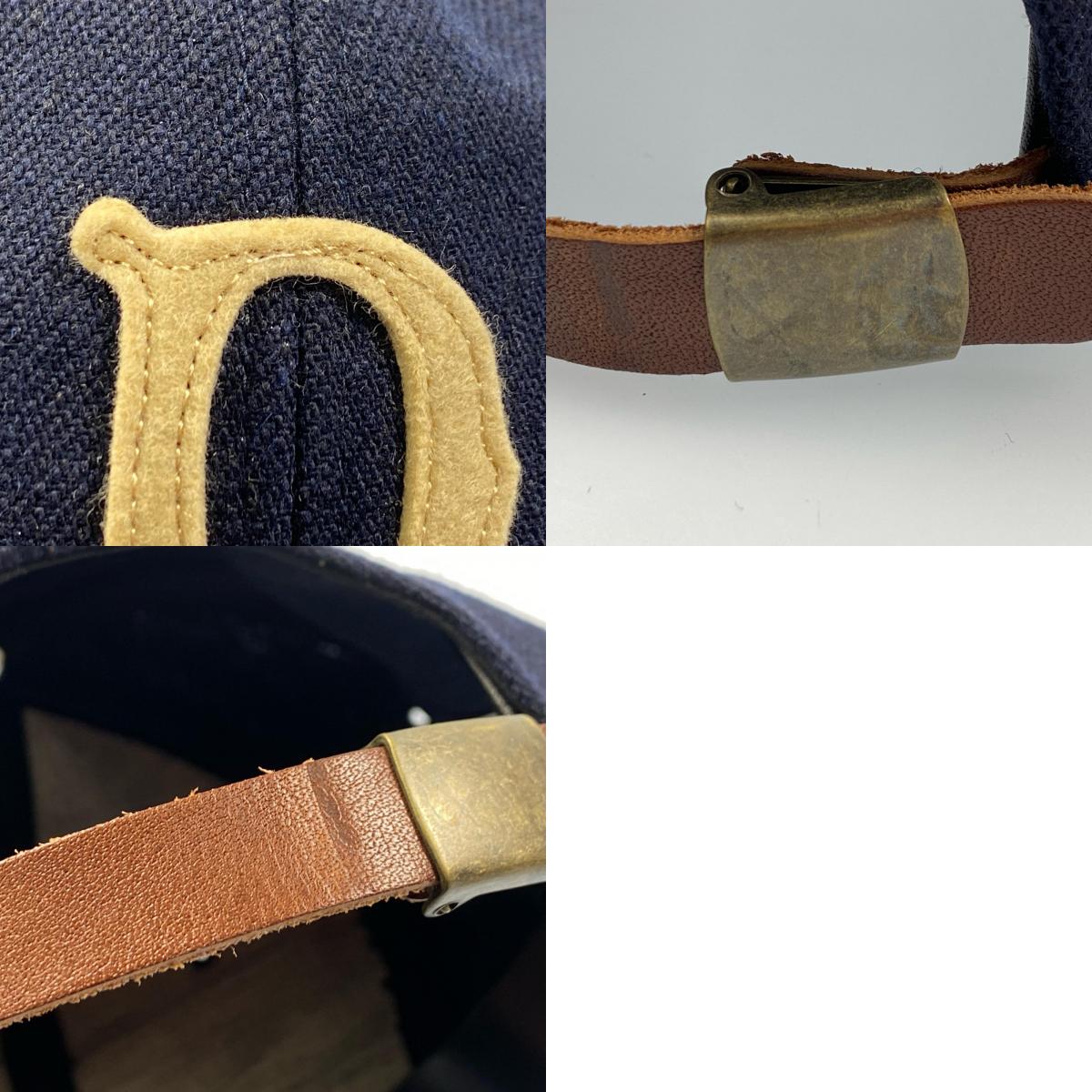 【中古】The H.W.DOG&Co. | ザエイチダブリュードッグアンドコー BASEBALL CAP キャップ D-00001 ネイビー
