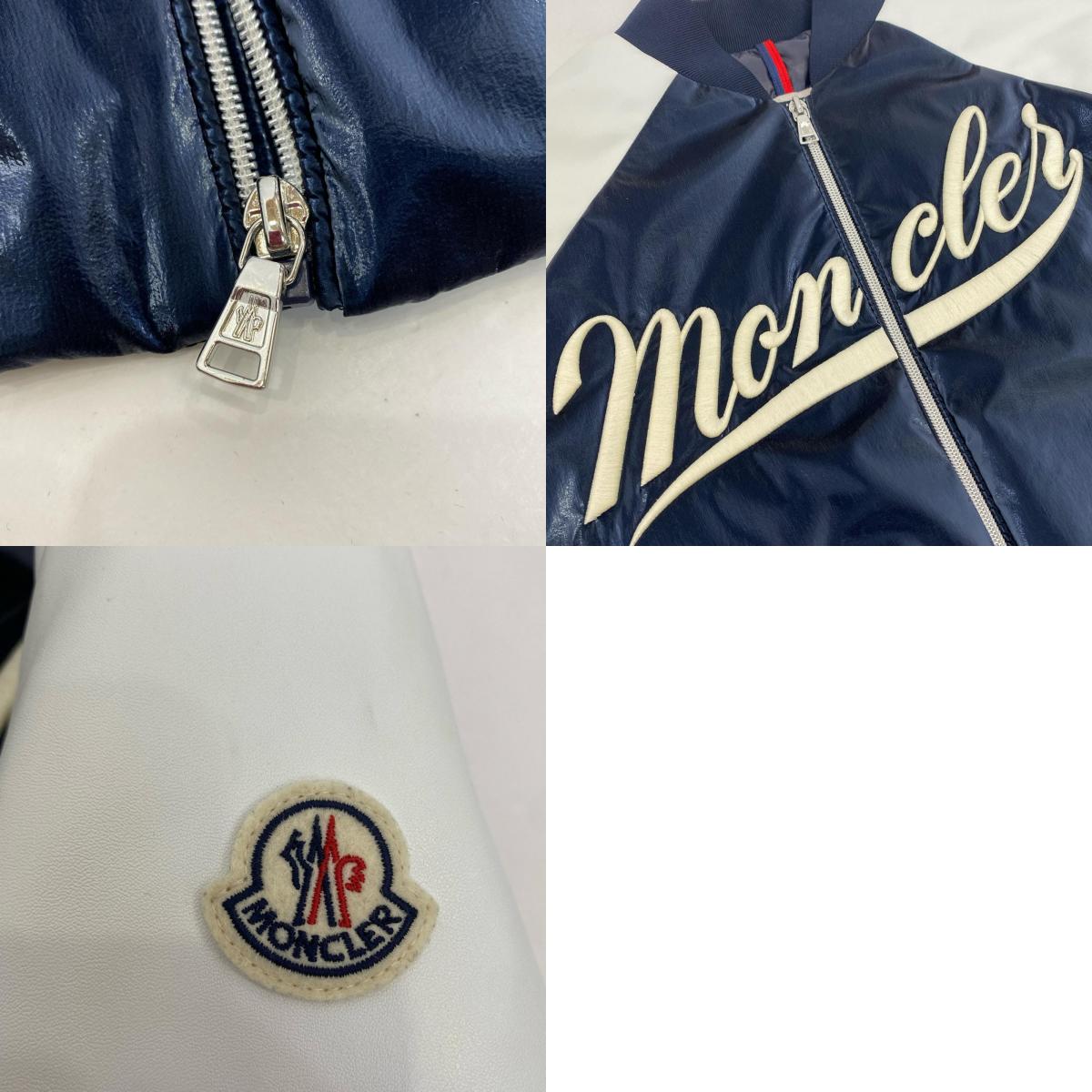 MONCLER | モンクレール RADIS GIUBBOTTO スタジャン I19541A00015 53A3H ジュニアサイズ:14A ネイビー