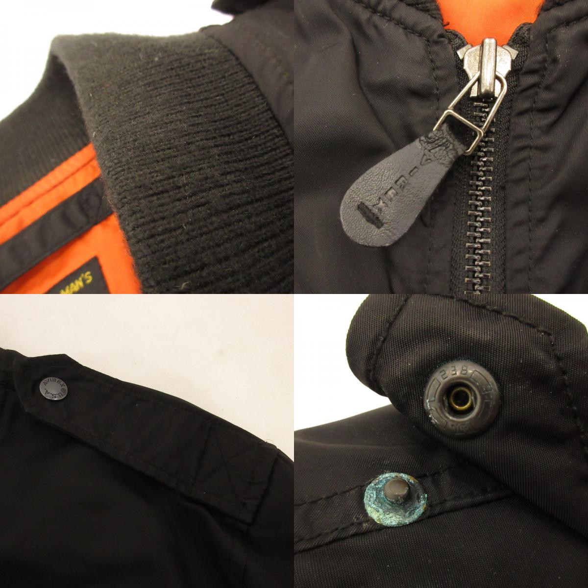 【中古】AVIREX | アヴィレックス L-2A 334TH FIGHTER SQUADRON ミリタリーコート 6162128 サイズ:2XL ブラック