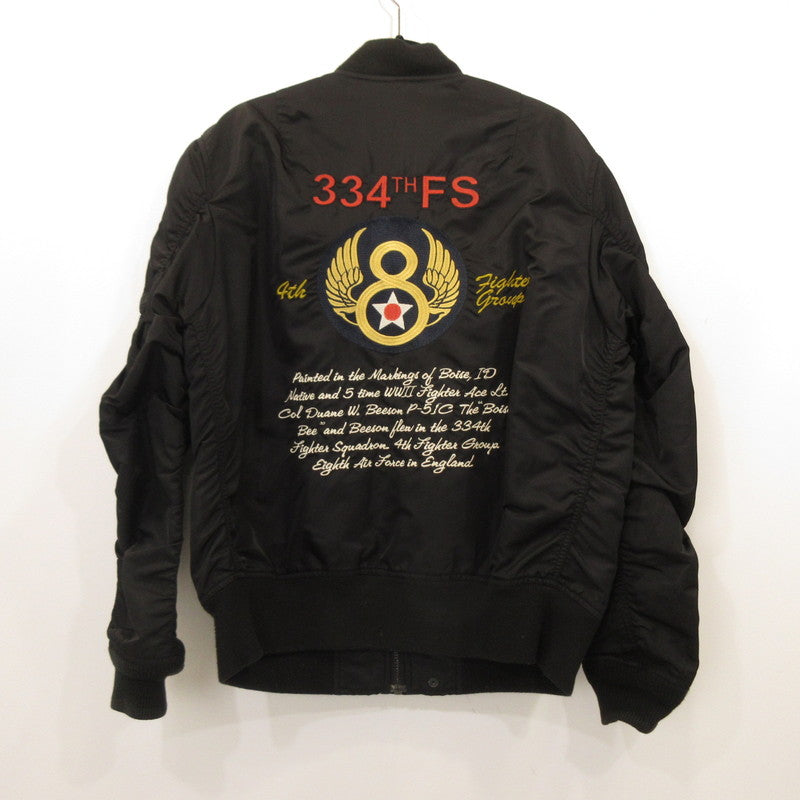 【中古】AVIREX | アヴィレックス L-2A 334TH FIGHTER SQUADRON ミリタリーコート 6162128 サイズ:2XL ブラック