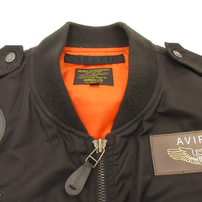 【中古】AVIREX | アヴィレックス L-2A 334TH FIGHTER SQUADRON ミリタリーコート 6162128 サイズ:2XL ブラック