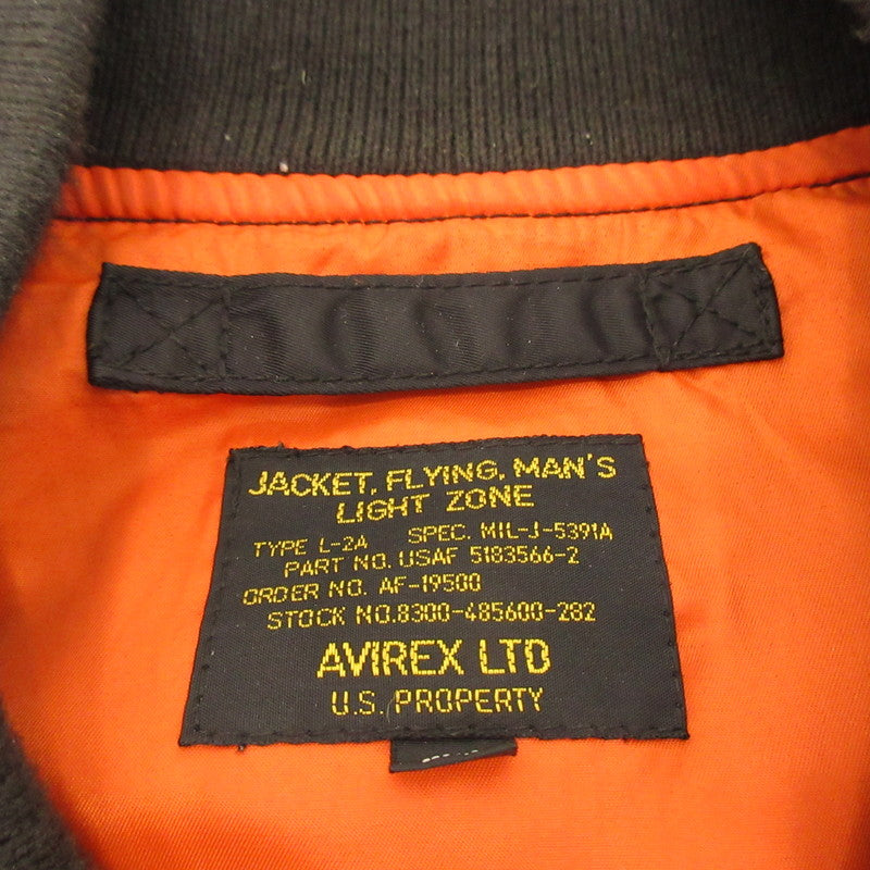 【中古】AVIREX | アヴィレックス L-2A 334TH FIGHTER SQUADRON ミリタリーコート 6162128 サイズ:2XL ブラック