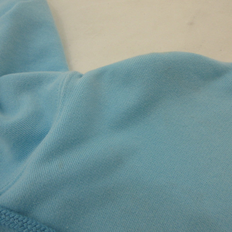 【中古】A BATHING APE | アベイシングエイプ PATCHED LOGO OVERSIZED HOODIE パーカー 001PPI802001L ライトブルー サイズ:M