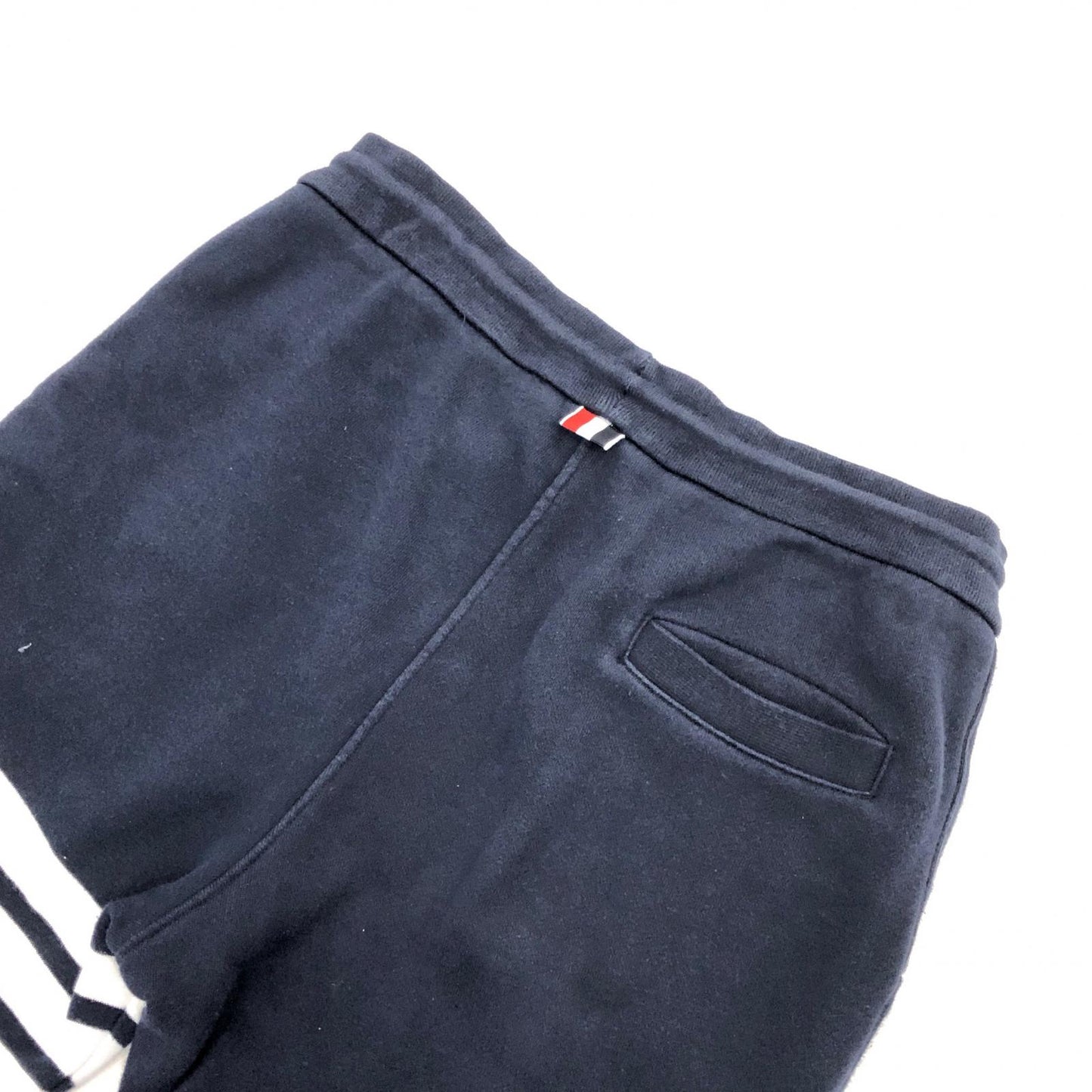 【中古】THOM BROWNE. | トムブラウン 4BAR クラシックスウェットパンツ パンツ MJQ0008H-00535461 ネイビー サイズ:1
