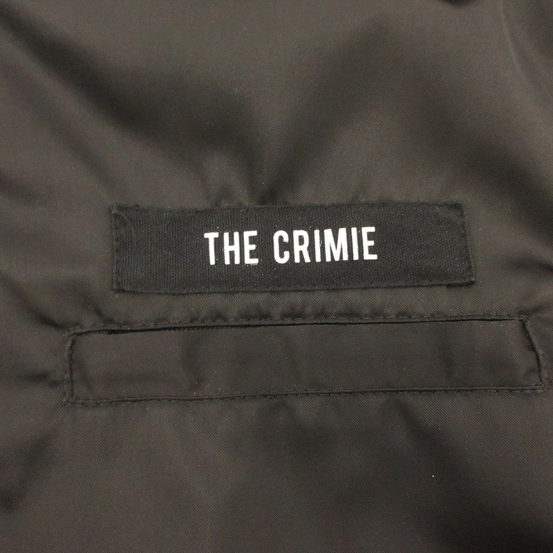 【中古】CRIMIE | クライミー REVERSIBLE CAMO MA-1 JACKET ミリタリージャケット C1K1-JK02 リバーシブル ブラック サイズ:M