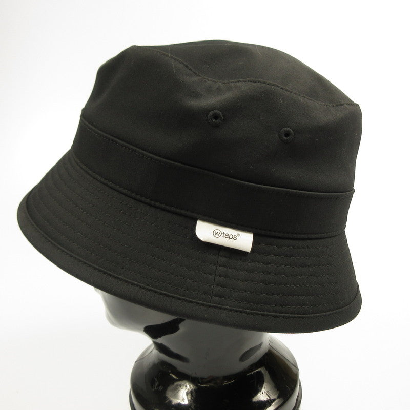 【中古】W)TAPS | ダブルタップス BUCKET 02 / HAT / POLY. TWILL ハット 231HCDT-HT04 サイズ:02 ブラック