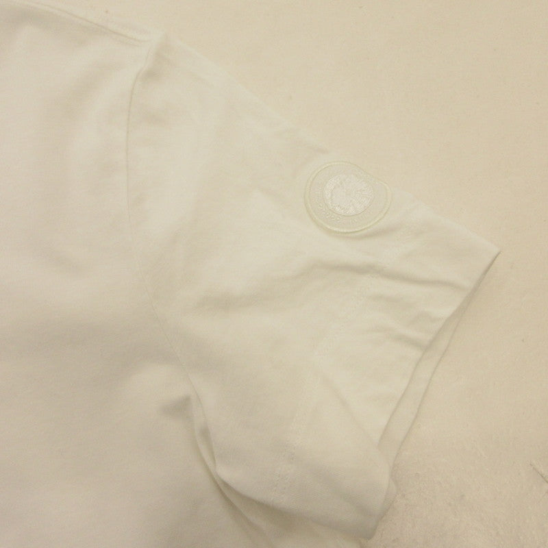 【中古】CANADA GOOSE | カナダグース ブロードビュー Tシャツ ホワイトレーベル 半袖Tシャツ 1400WW 国内正規品 ホワイト サイズ:S