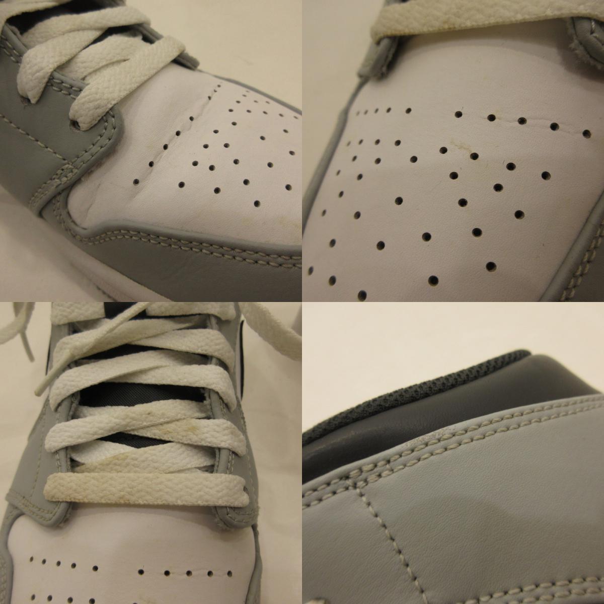【中古】NIKE | ナイキ AIR JORDAN 1 MID GREYSCALE スニーカー 554724-078 2022S/S グレー 26.5cm