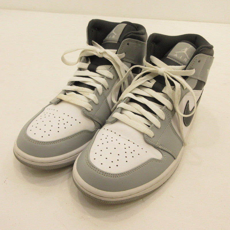 【中古】NIKE | ナイキ AIR JORDAN 1 MID GREYSCALE スニーカー 554724-078 2022S/S グレー 26.5cm