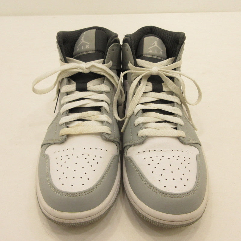 【中古】NIKE | ナイキ AIR JORDAN 1 MID GREYSCALE スニーカー 554724-078 2022S/S グレー 26.5cm