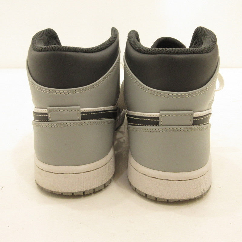 【中古】NIKE | ナイキ AIR JORDAN 1 MID GREYSCALE スニーカー 554724-078 2022S/S グレー 26.5cm