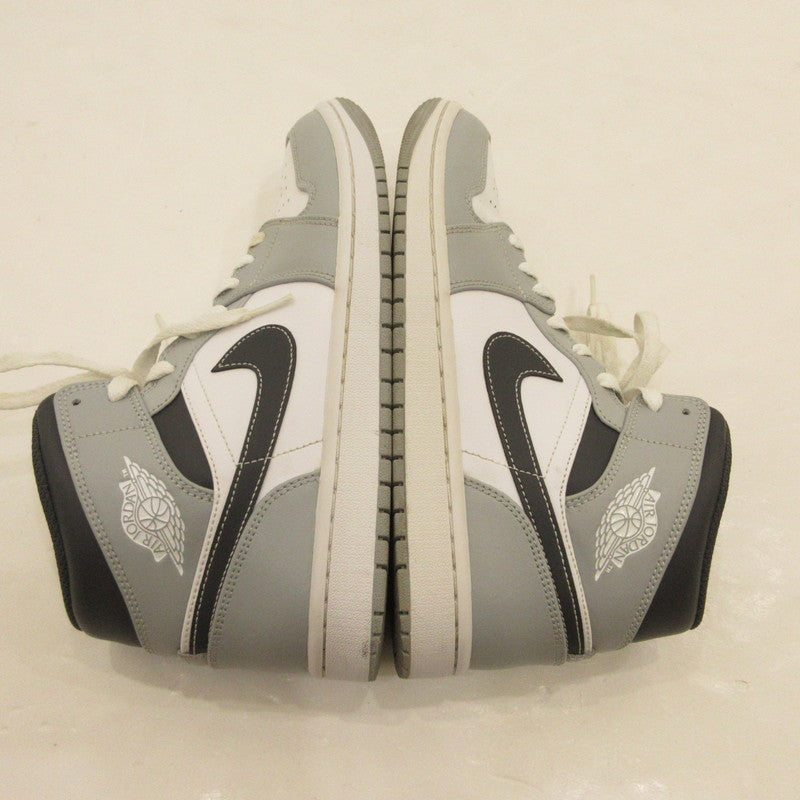 【中古】NIKE | ナイキ AIR JORDAN 1 MID GREYSCALE スニーカー 554724-078 2022S/S グレー 26.5cm