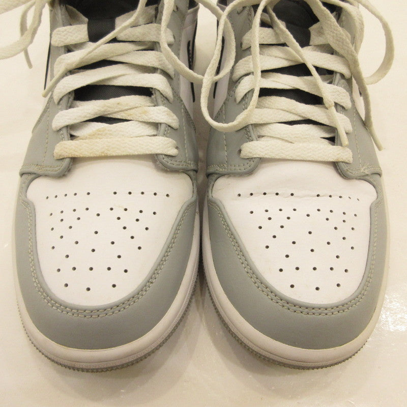 【中古】NIKE | ナイキ AIR JORDAN 1 MID GREYSCALE スニーカー 554724-078 2022S/S グレー 26.5cm