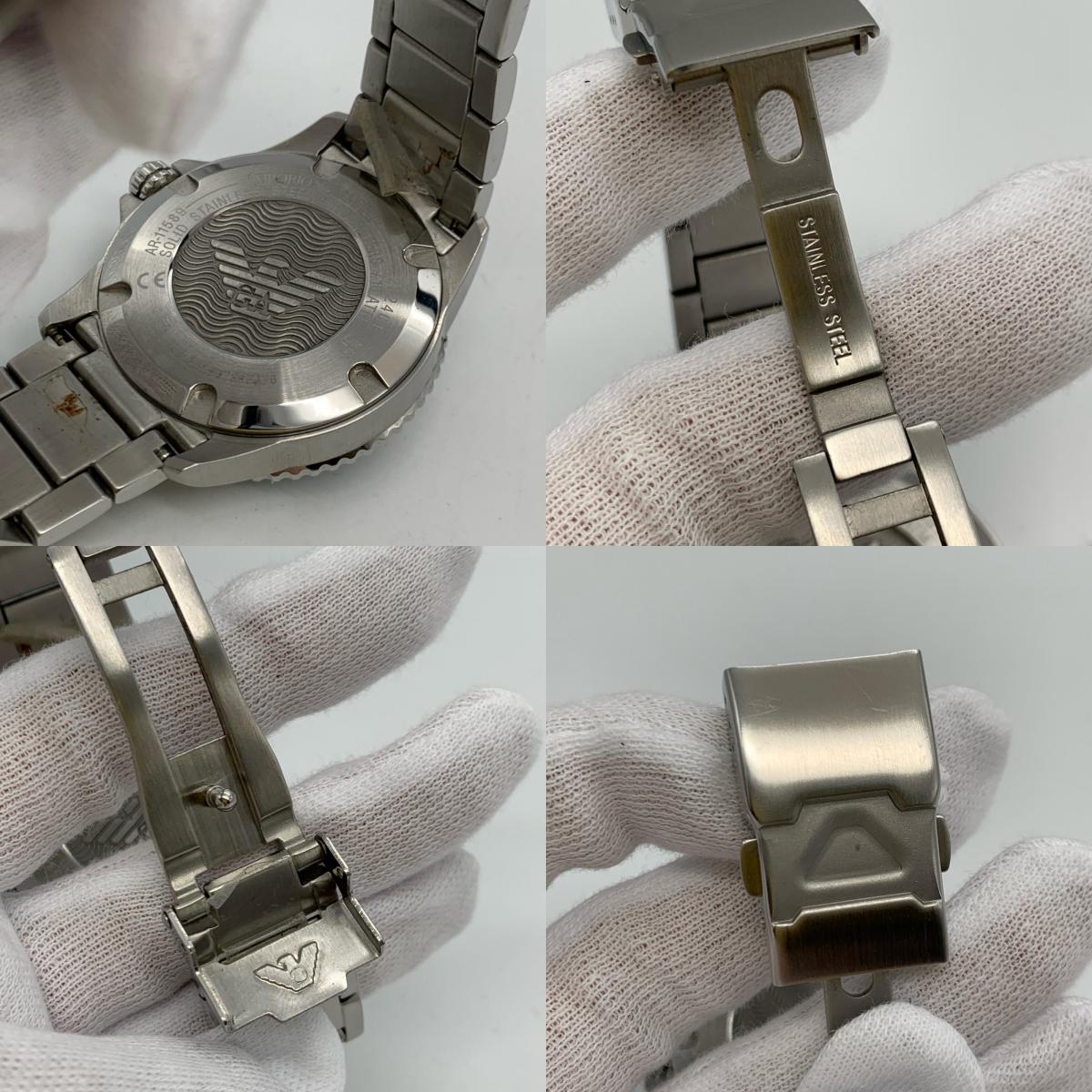 【中古】Emporio Armani | エンポリオ・アルマーニ 腕時計 AE-11589 シルバー