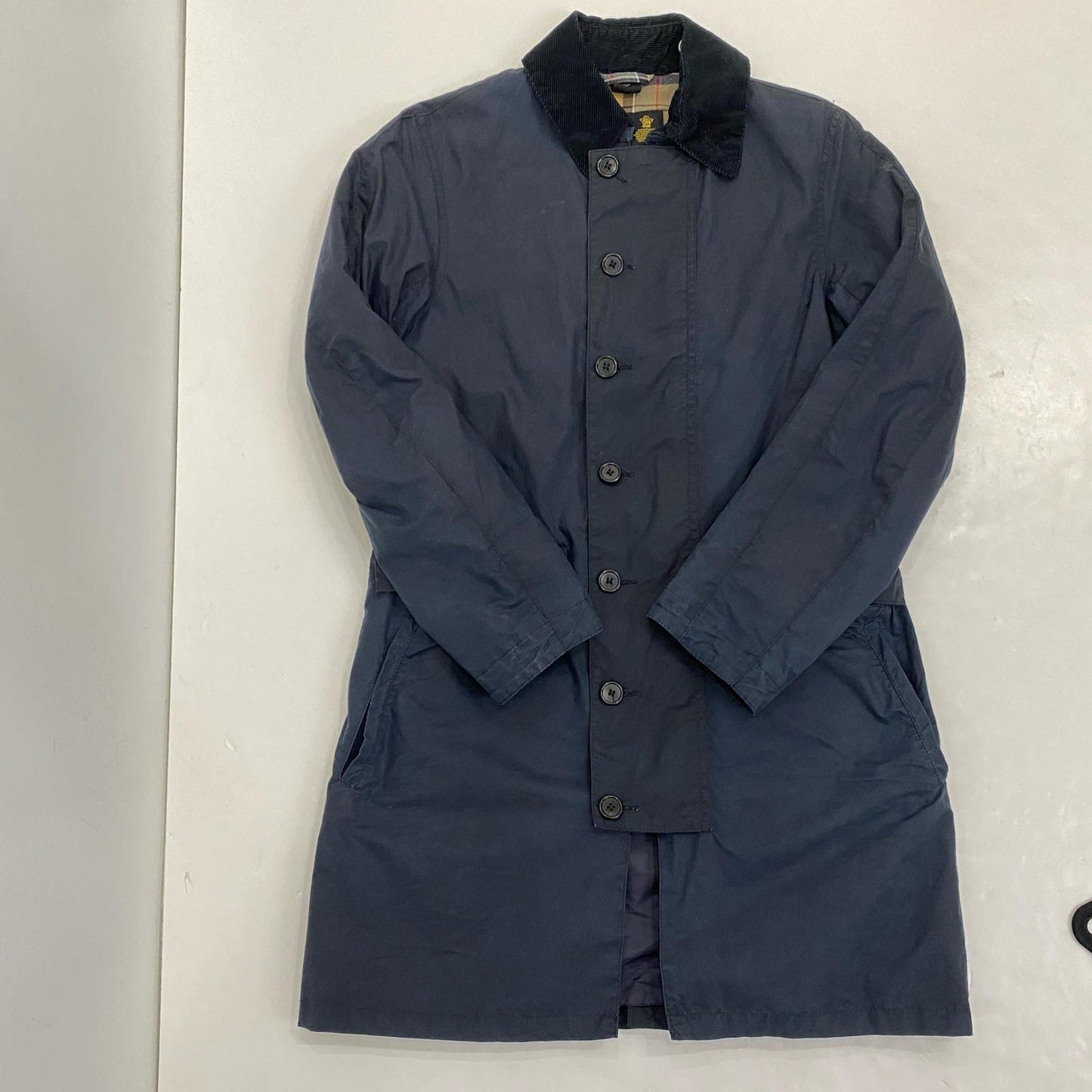 【中古】Barbour | バーブァー SINGLE BREASTED COAT その他アウター 4082146 コート 並行品 ネイビー サイズ:32